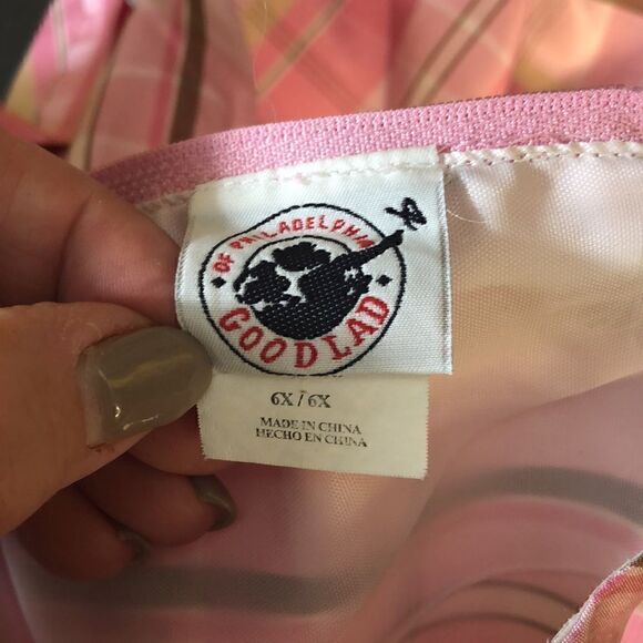 Good lad Pink flounce dress with tulle netting 6X - Picture 4 of 8